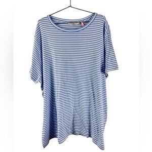 Vineyard Vines NEW Striped Blue & White Tee